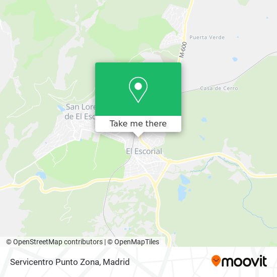 Servicentro Punto Zona map