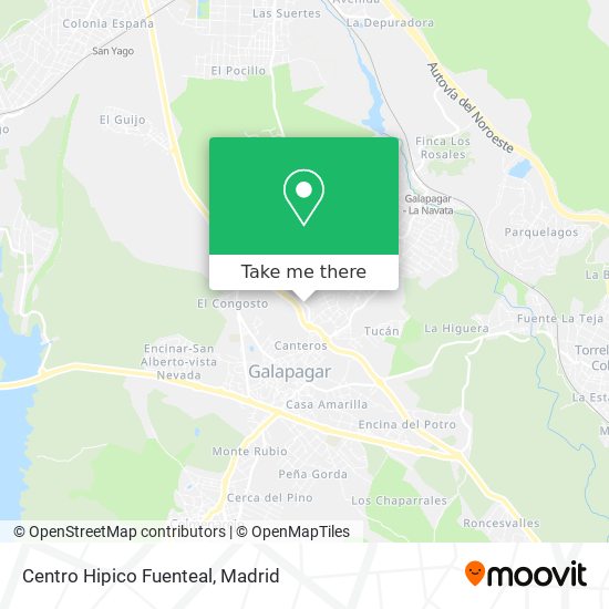 mapa Centro Hipico Fuenteal