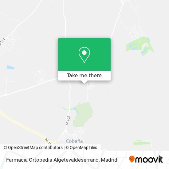 mapa Farmacia Ortopedia Algetevaldeserrano