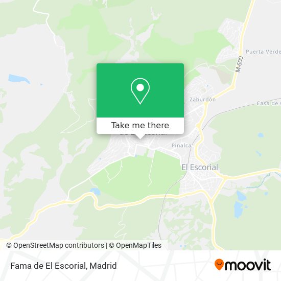 mapa Fama de El Escorial