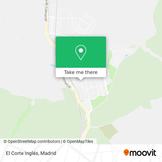 El Corte Inglés map