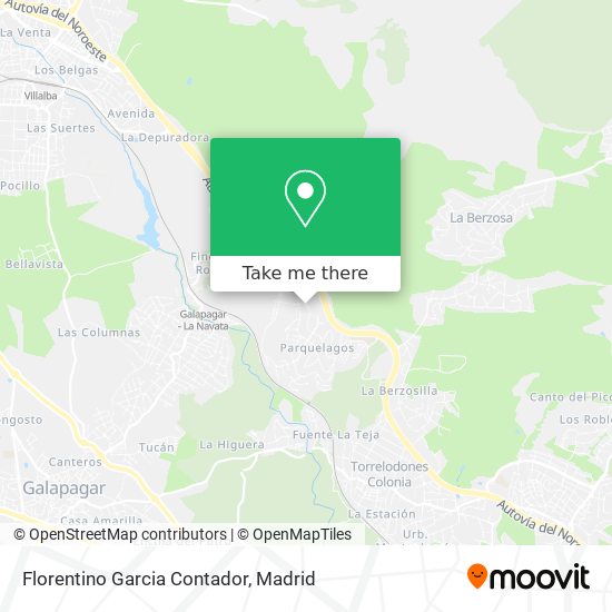Florentino Garcia Contador map