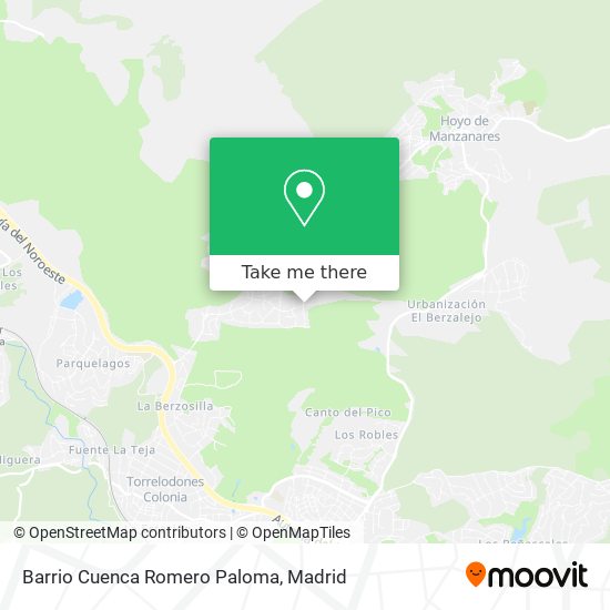 mapa Barrio Cuenca Romero Paloma