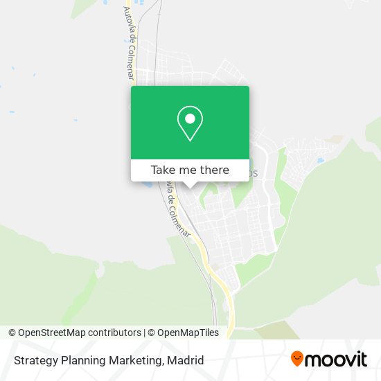 Strategy Planning Marketing map
