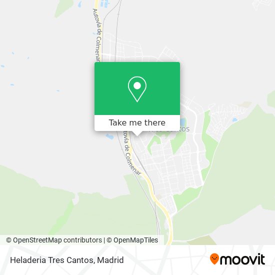 Heladeria Tres Cantos map