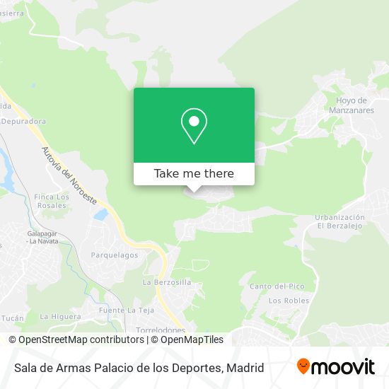 mapa Sala de Armas Palacio de los Deportes