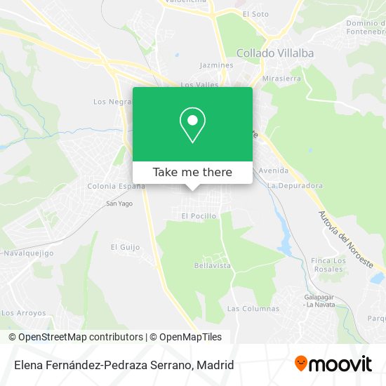 Elena Fernández-Pedraza Serrano map
