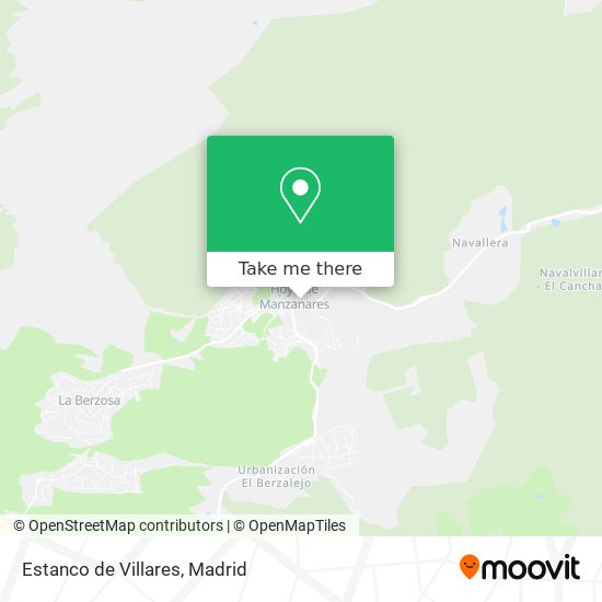 Estanco de Villares map