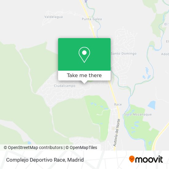 Complejo Deportivo Race map