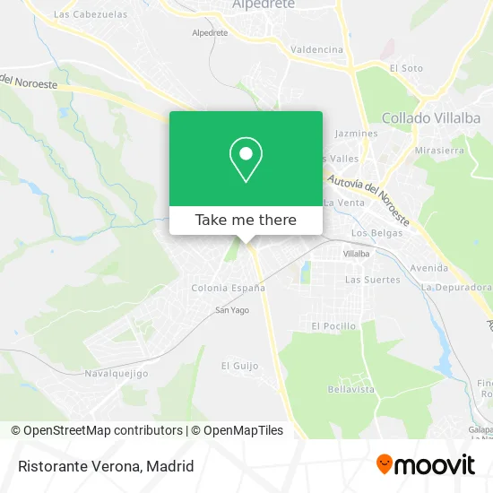 Ristorante Verona map