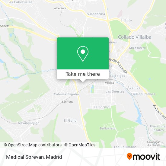 mapa Medical Sorevan