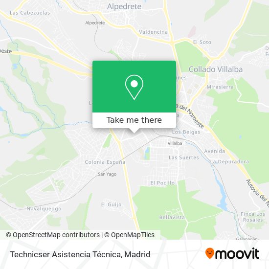 Technicser Asistencia Técnica map