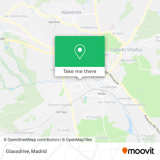 mapa Glassdrive