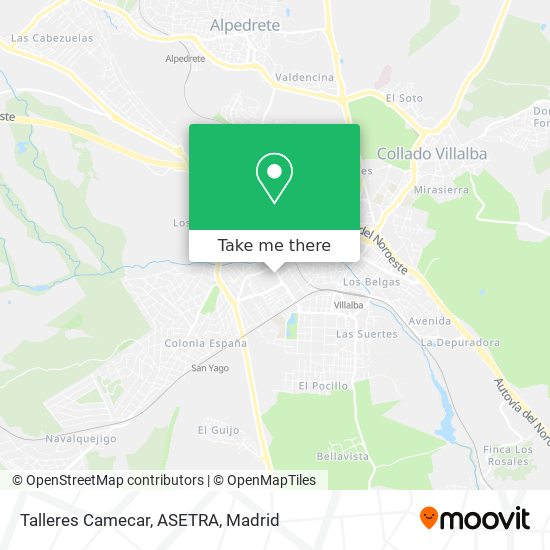 Talleres Camecar, ASETRA map