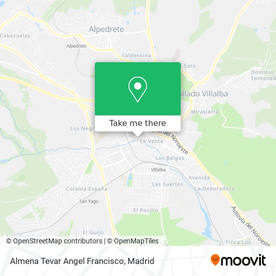 Almena Tevar Angel Francisco map