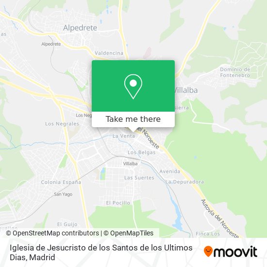 Iglesia de Jesucristo de los Santos de los Ultimos Dias map