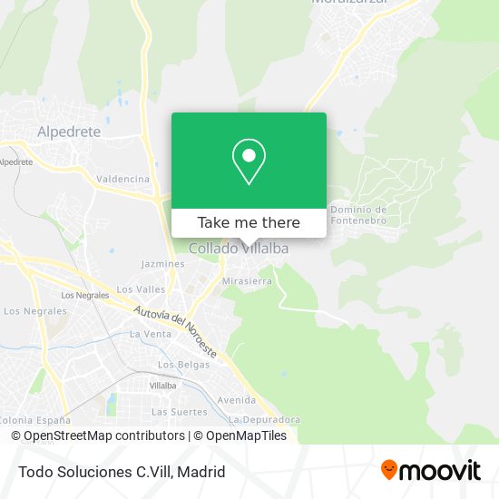 Todo Soluciones C.Vill map