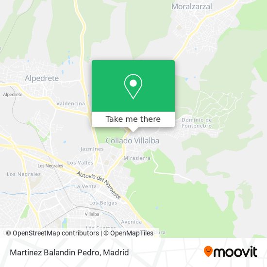 Martinez Balandin Pedro map