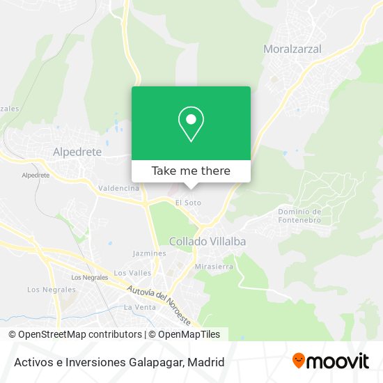 Activos e Inversiones Galapagar map