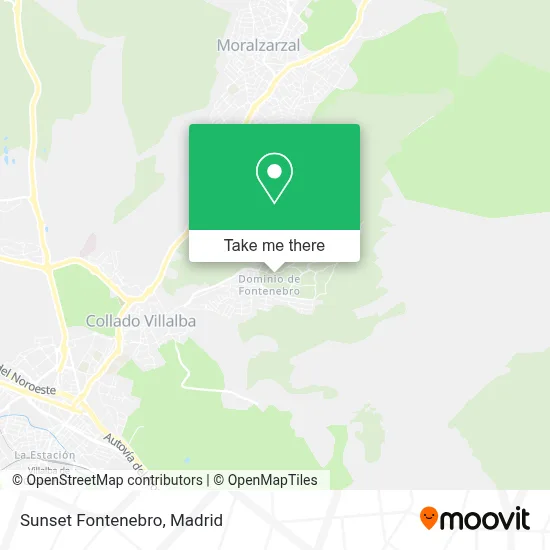 Sunset Fontenebro map