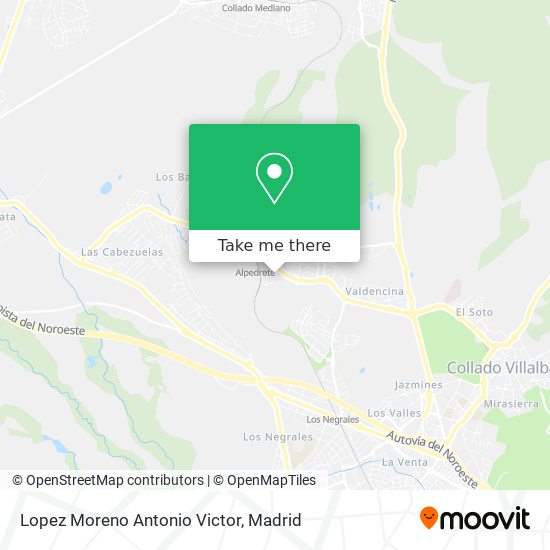 mapa Lopez Moreno Antonio Victor