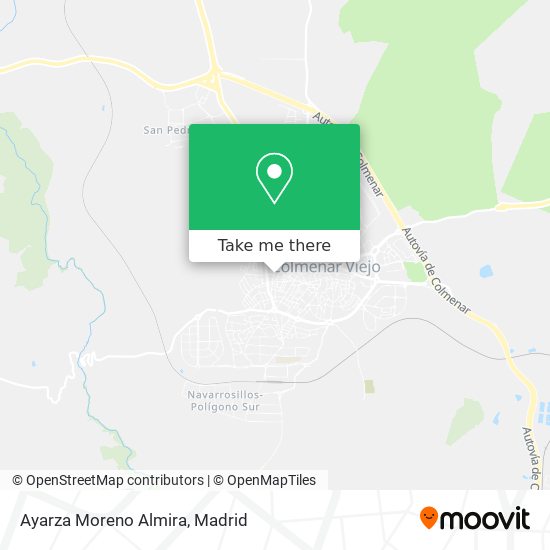 Ayarza Moreno Almira map