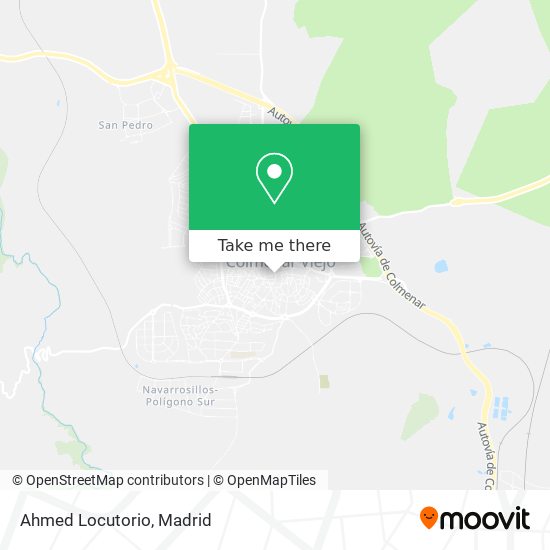 Ahmed Locutorio map