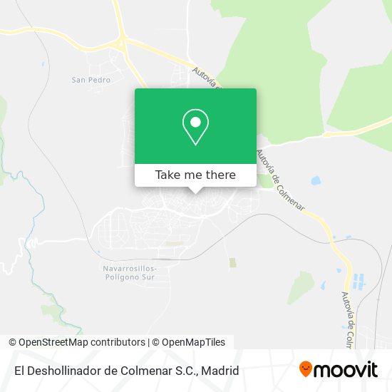 El Deshollinador de Colmenar S.C. map
