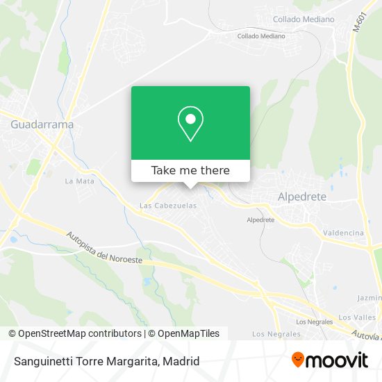 mapa Sanguinetti Torre Margarita