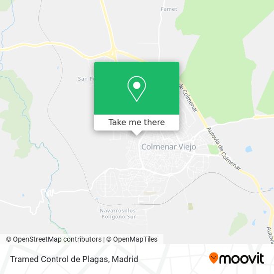 Tramed Control de Plagas map