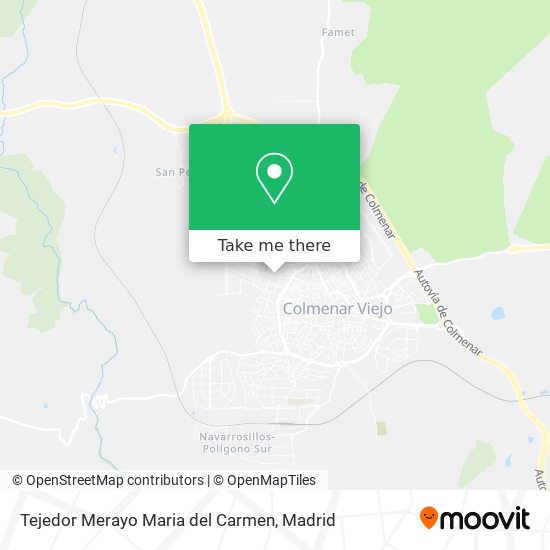 Tejedor Merayo Maria del Carmen map
