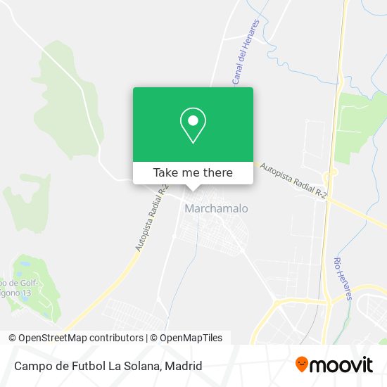 Campo de Futbol La Solana map