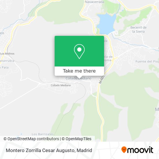 Montero Zorrilla Cesar Augusto map