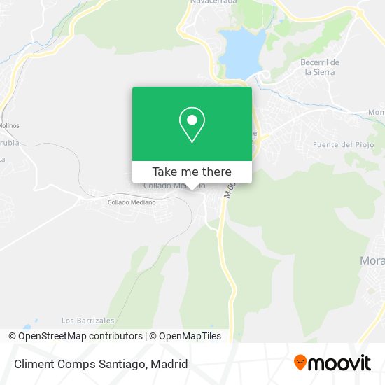 Climent Comps Santiago map