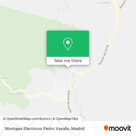 Montajes Electricos Pedro Vasallo map