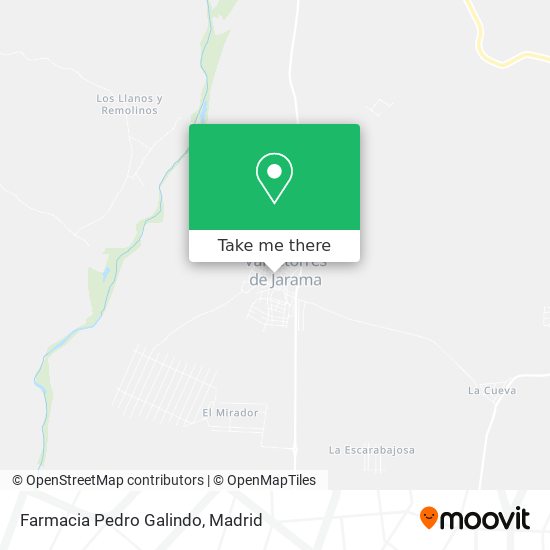 mapa Farmacia Pedro Galindo