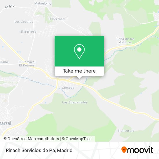 Rinach Servicios de Pa map