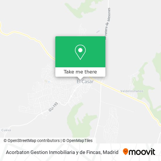 Acorbaton Gestion Inmobiliaria y de Fincas map