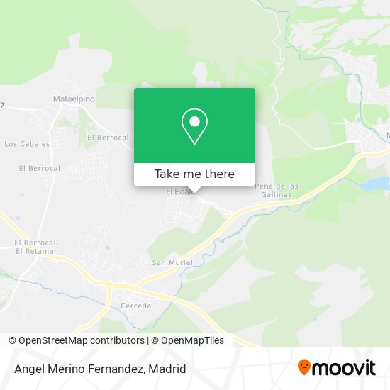 Angel Merino Fernandez map