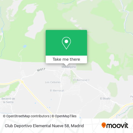 mapa Club Deportivo Elemental Nueve 58