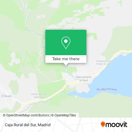 mapa Caja Rural del Sur