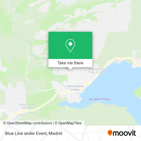 Blue Line under Event map