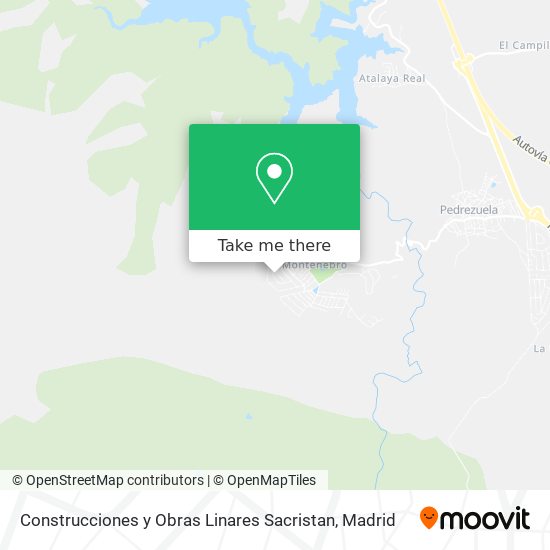 Construcciones y Obras Linares Sacristan map