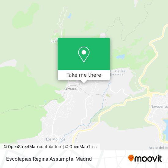 Escolapias Regina Assumpta map