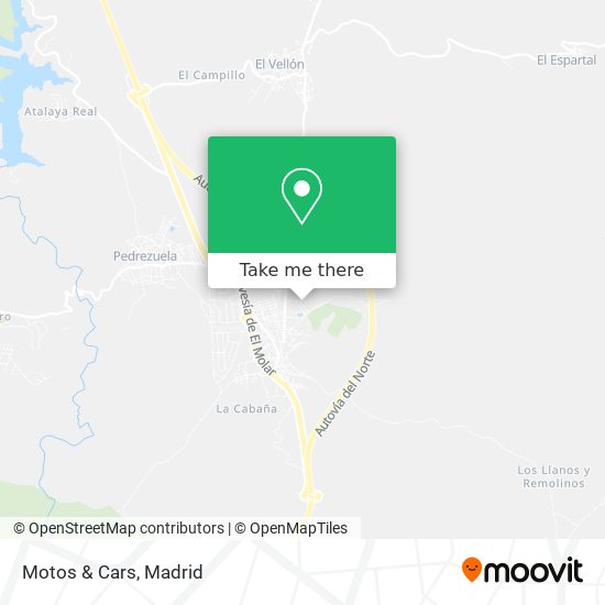 Motos & Cars map