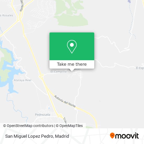 San Miguel Lopez Pedro map