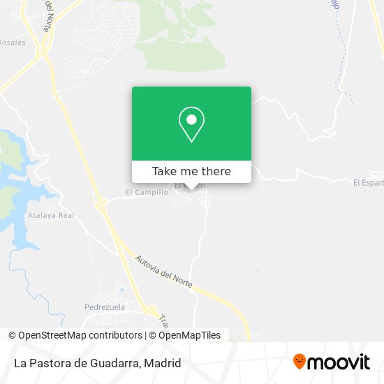 mapa La Pastora de Guadarra