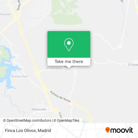 Finca Los Olivos map