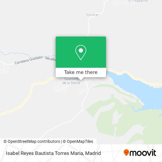 Isabel Reyes Bautista Torres Maria map