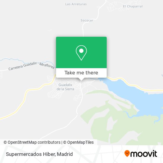 Supermercados Hiber map